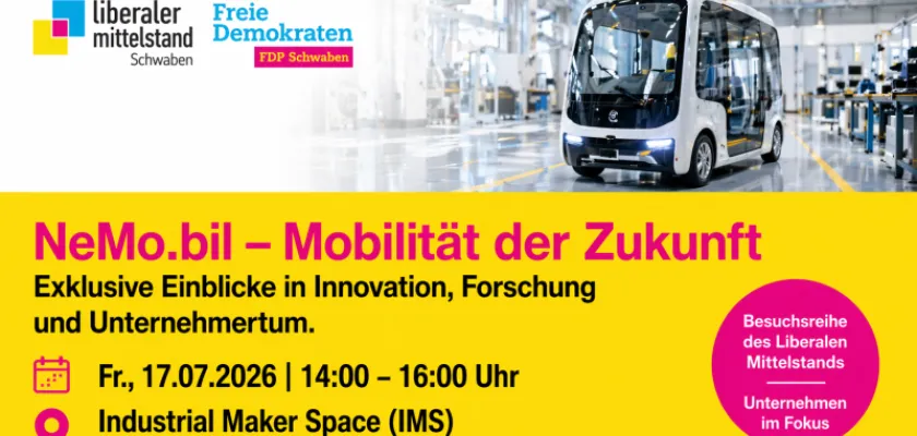 FDP Schwaben und der Liberale Mittelstand Bayern zu Besuch bei IMS in Landsberg